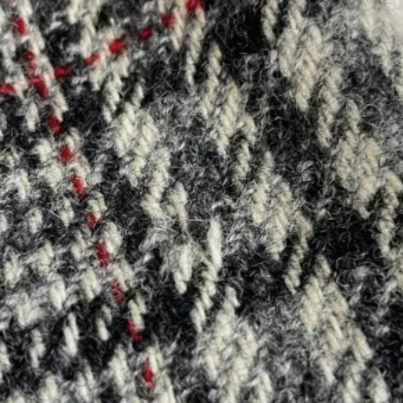 Vintage Burberry Tweed Blazer Size 4P - Picture 4 of 4